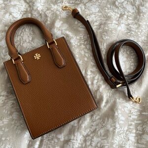 Tory Burch Emerson Mini Tote Carmel (NWT)